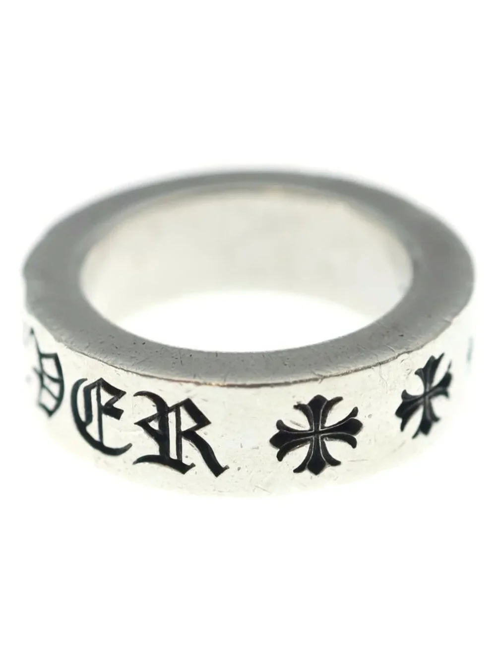 Chrome Hearts Spacer Forever Ring Silver